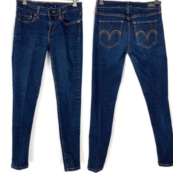 Levi’s 536 women's legging jeans, dark wash size 5
